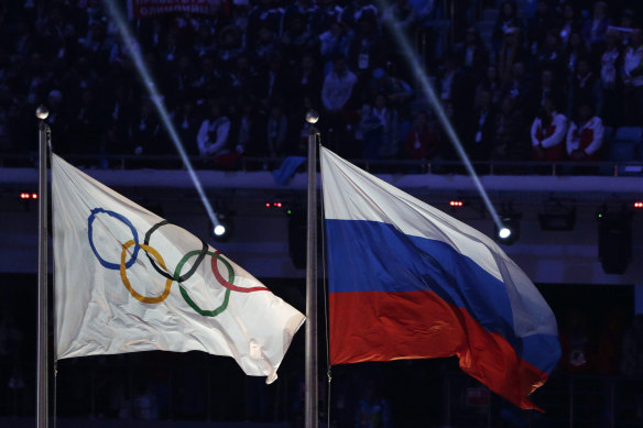 Russia was banned from the Olympics after being found guilty of large-scale doping.