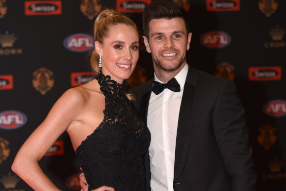 Trent and Brooke Cotchin were at the centre of a hub controversy earlier this year. 