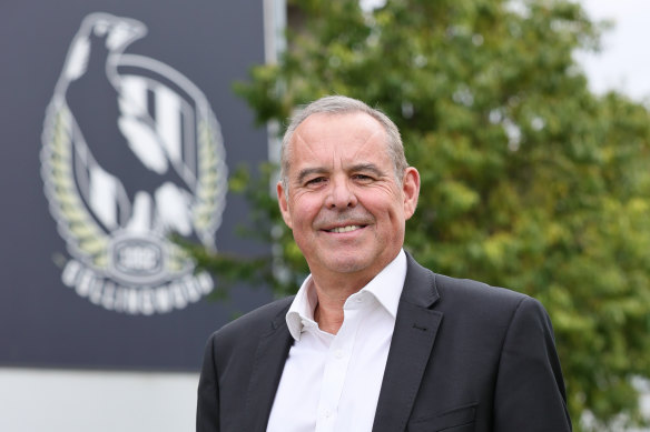 Collingwood president Mark Korda.