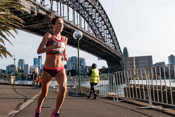 Australian Marathon record holder, Sinead Diver.