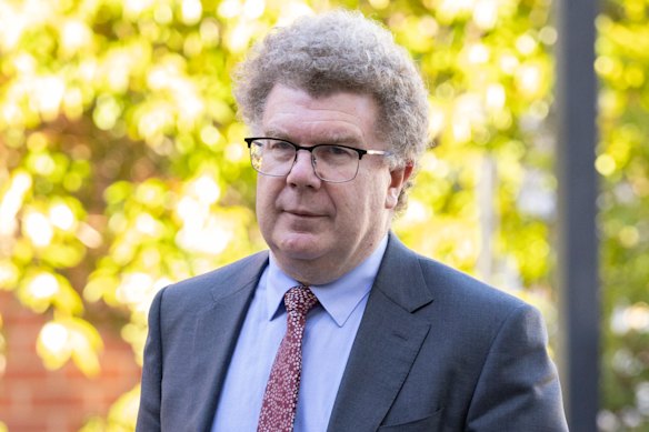 Dr Matthew Sorell outside court on May 19.