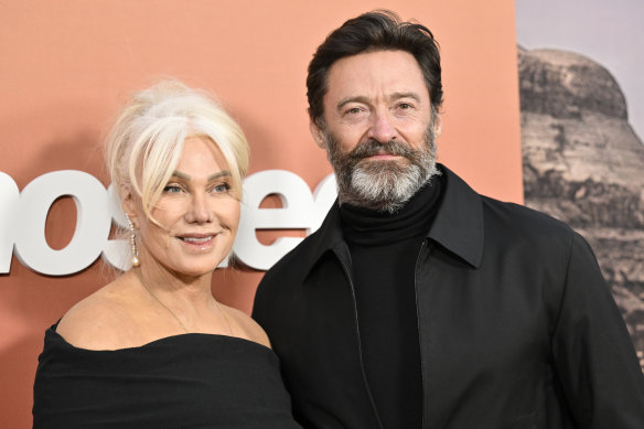 Deborra-lee Furness and Hugh Jackman at a film premiere in April last year. The couple decided to separate after 27 years and two children.
