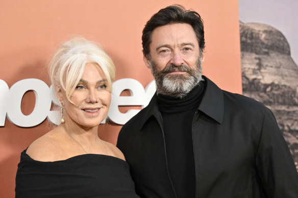 Deborra-Lee Furness and Hugh Jackman in 2023, just months before they announced their split.