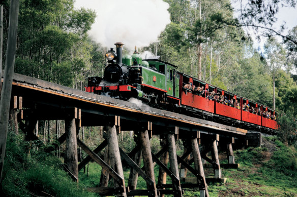 Puffing Billy is one of Victoria's most popular tourist attractions.