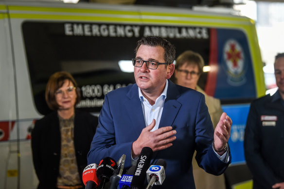 Premier Daniel Andrews said now was not the time to be cutting isolation requirements. 