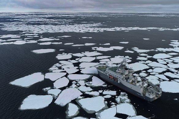 The Northern Sea Route has opened up due to melting ice in the Arctic Ocean.
