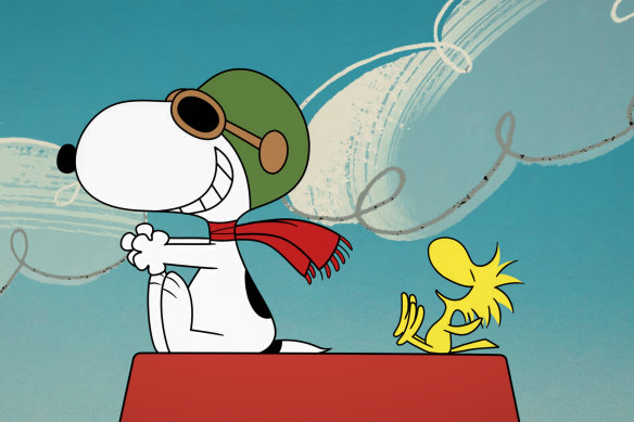 Snoopy and his big imagination. 