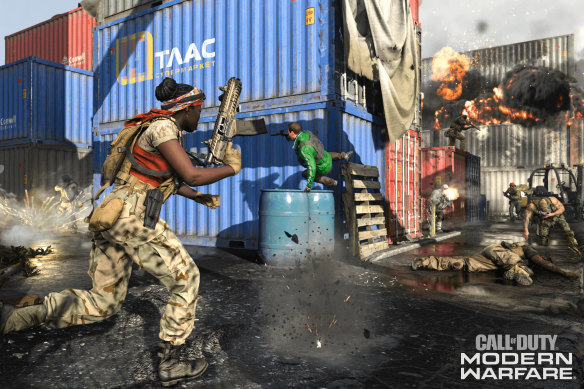 An image from Activision’s Call of Duty series, among the world’s most profitable games.