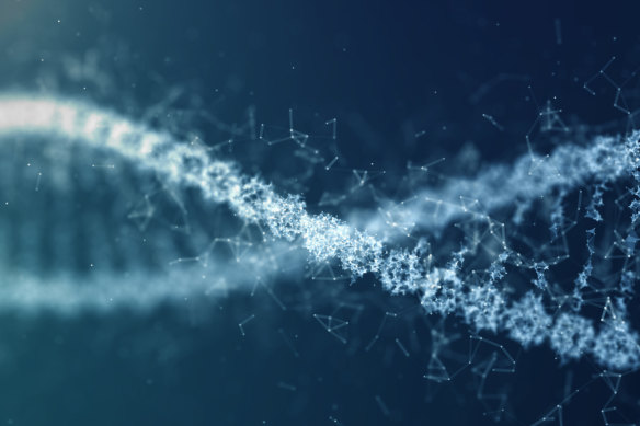 An illustration of DNA.