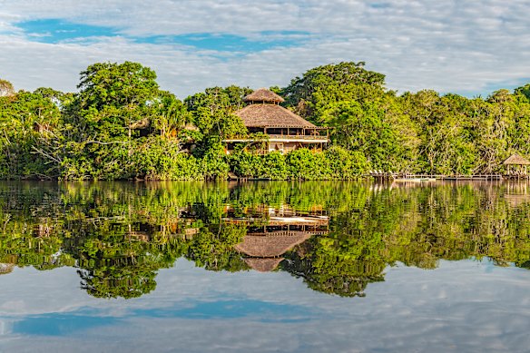 La Selva Jungle Lodge within the Yasuní Biosphere in the Ecuadorian Amazon.