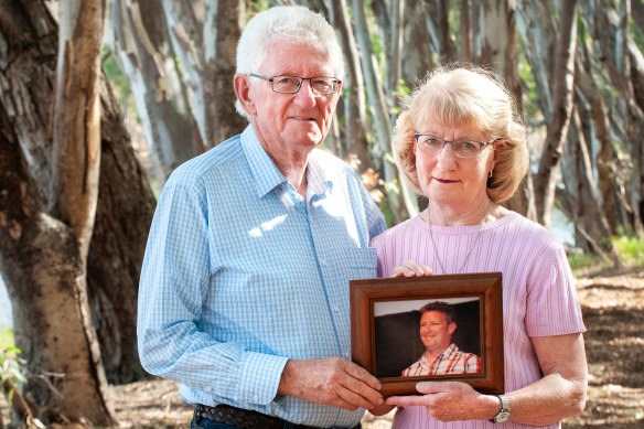 John and Margaret Millington, who lost their son Simon to opioid addiction.