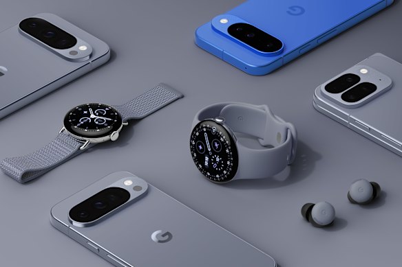 Google announced three new phones which will arrive in Australia on August 28. The new folding phone, earbuds and watches will follow on September 9.