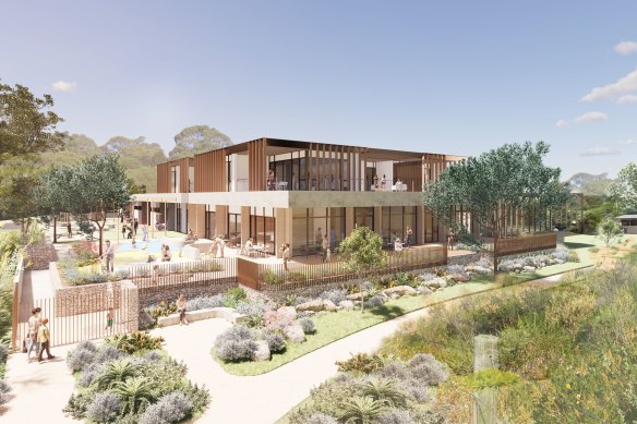 Artist impression of the approved children’s hospice in Swanbourne.