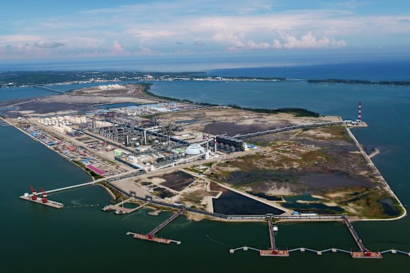The Hengyi oil refinery in Brunei.