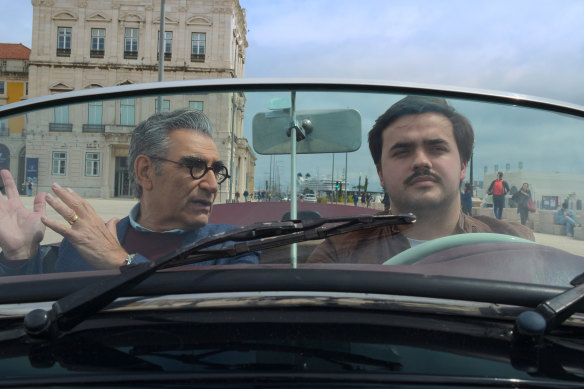 Eugene Levy in The Reluctant Traveller. He struck deep connections with some of the people he encountered.