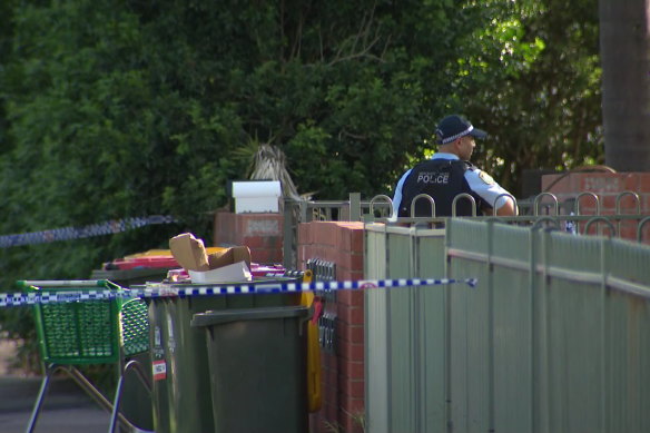 A man is in a serious condition after being shot by police in Mayfield, Newcastle, after he allegedly ran at officers armed with a meat cleaver.