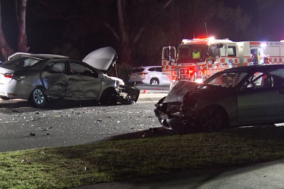 An 11-year-old girl is critical condition. Her four-year-old brother suffered serious injuries but is stable. 