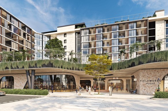 An artist’s impression of Fieldworks House in Oakleigh South.