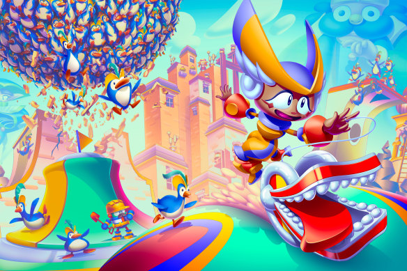 Penny’s Big Breakaway is the debut game from Evening Star, founded by some of the team behind Sonic Mania.