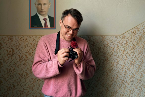 Pavel Talankin, star and co-director of the documentary Mr Nobody Against Putin.