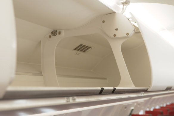 Travellers who only use hand luggage will appreciate the larger overhead bins of the A321XLR.