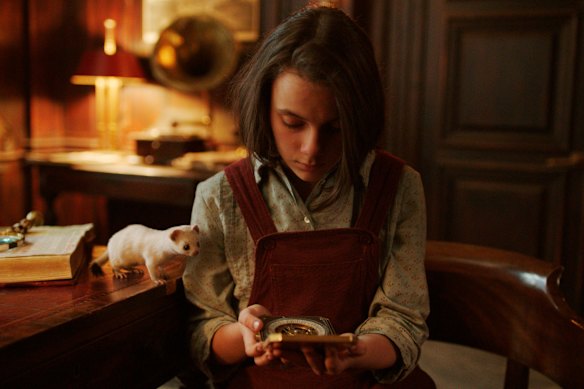 Dafne Keen as Lyra in His Dark Materials.