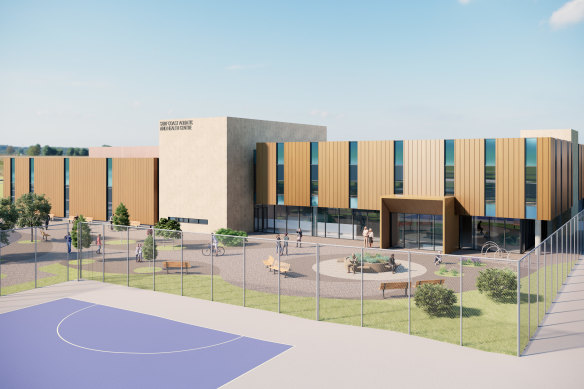 Concept designs for the Surf Coast Aquatic and Health Centre in Torquay 