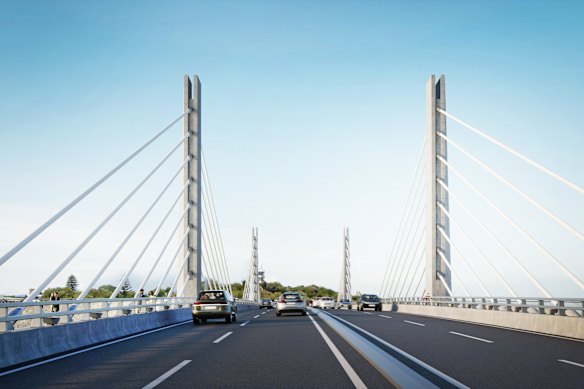 The new Fremantle Traffic bridge.