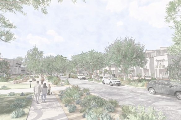 The city centre will make use of established infrastructure.