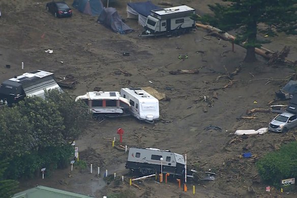 The floods have prompted calls for better warnings for holidaymakers camping beneath the Otways. 