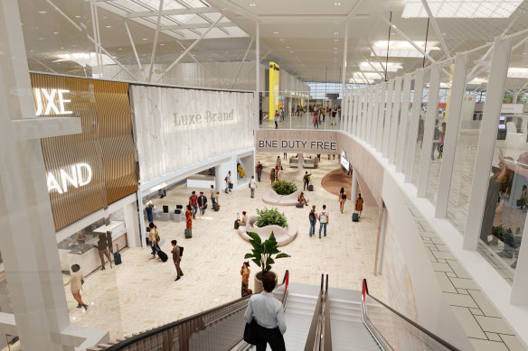 An expanded Lotte Duty Free will take over space currently occupied by security screening and passport control.