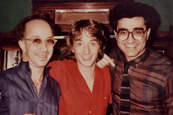 Paul Shaffer, Martin Short and Eugene Levy in Marty, Life is Short.