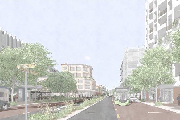 Trackless trams could form part of the city’s transport system.