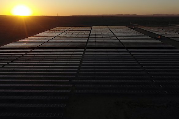 Australian iron ore giant Fortescue is fast-tracking the rollout of solar panels, wind turbines and batteries to power its mines in the Pilbara.