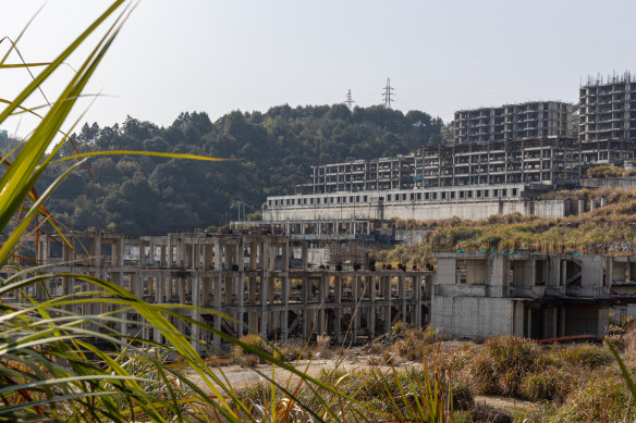 An abandoned real estate project in Wenzhou.
