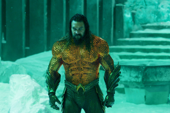 Under the sea: Jason Momoa in <I> Aquaman and the Lost Kingdom.</i>