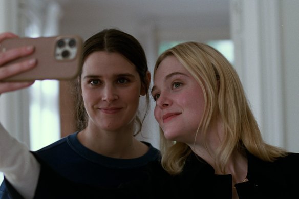 Compelling: Renate Reinsve, left, and Elle Fanning.
