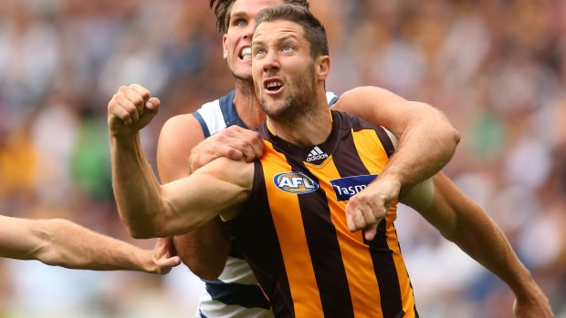 Hawthorn's James Frawley hasn't played for 10 months.