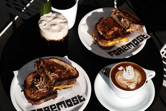 Toasties and coffee at Foremost.