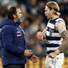 Claws for concern: Geelong’s defence is leaky, but that’s not Tom Stewart’s fault