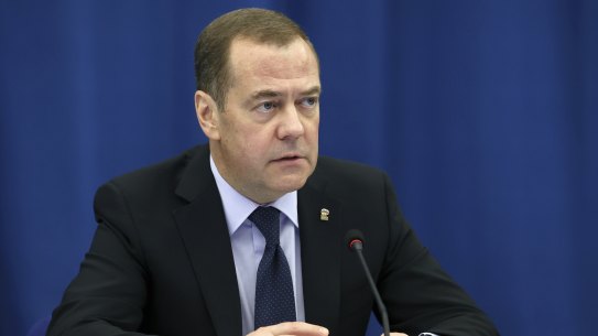Former Russian president Dmitry Medvedev.