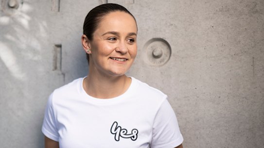 Happy in tennis retirement: Ashleigh Barty.