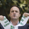 Jeremy Buckingham quit the NSW Greens Party in 2018.