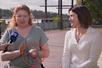 Paralympic wheelchair star Angie Ballard and Olympic cycling legend Anna Meares with the third element.