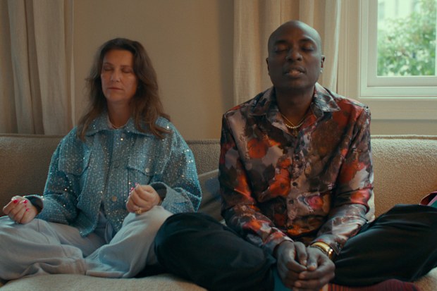 Rebel Royals. (L to R) Märtha Louise and Shaman Durek Verrett in Rebel Royals.. Cr. Courtesy of Netflix © 2025