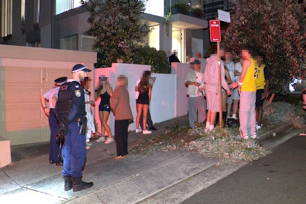 Officers remained on scene until the crowd had dispersed.