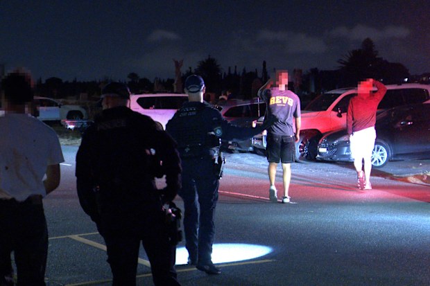 Officers remained on scene until the crowd had dispersed.
