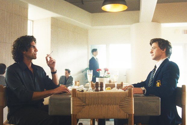 FX’s The Shards -- “Don’t You Want Me” -- Season 1, Episode 2 (Airs Wednesday, August 5) -- Pictured: (l-r) Wes Bentley as Terry Schaffer, Igby Rigney as Bret. CR: FX
