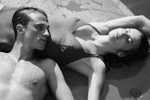 Benjamin Voisin and Rebecca Marder in The Stranger.