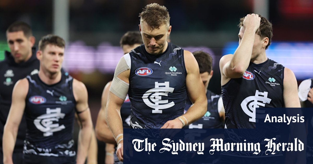 AFL 2024: Carlton Blues' season on the brink with injuries after loss to Sydney Swans - Vimarsana News